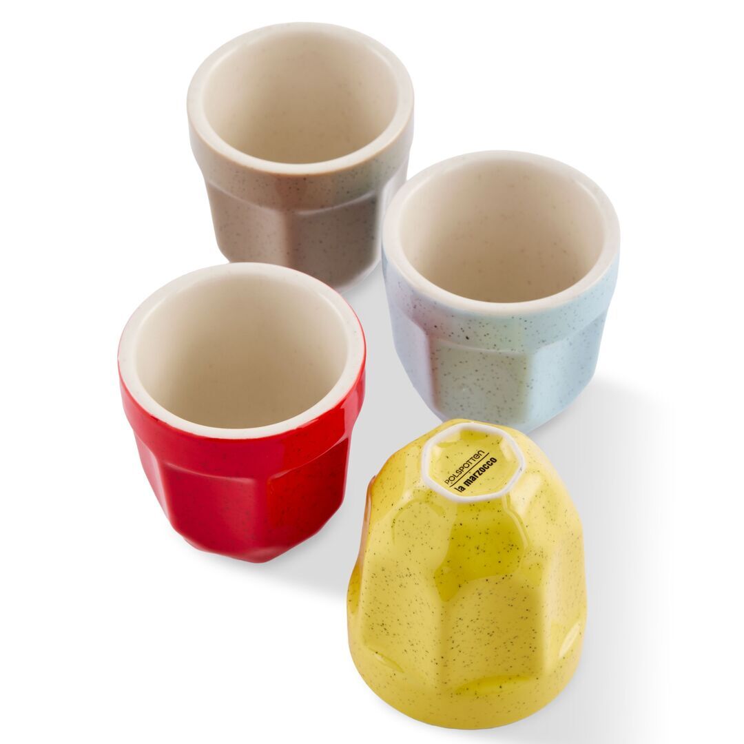 Espresso Tassen Polygon im 8er Set von La Marzocco x POLSPOTTEN