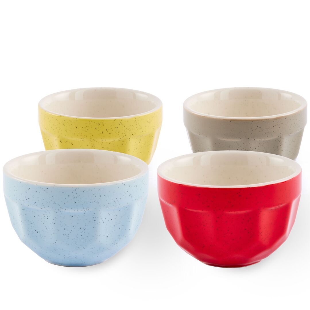 POLSPOTTEN Cappuccino Tassen Polygon im 4er Set von La Marzocco x POLSPOTTEN Multi-Colour