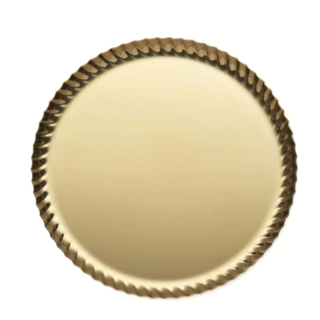 Rundes Tablett Pleats von Alessi