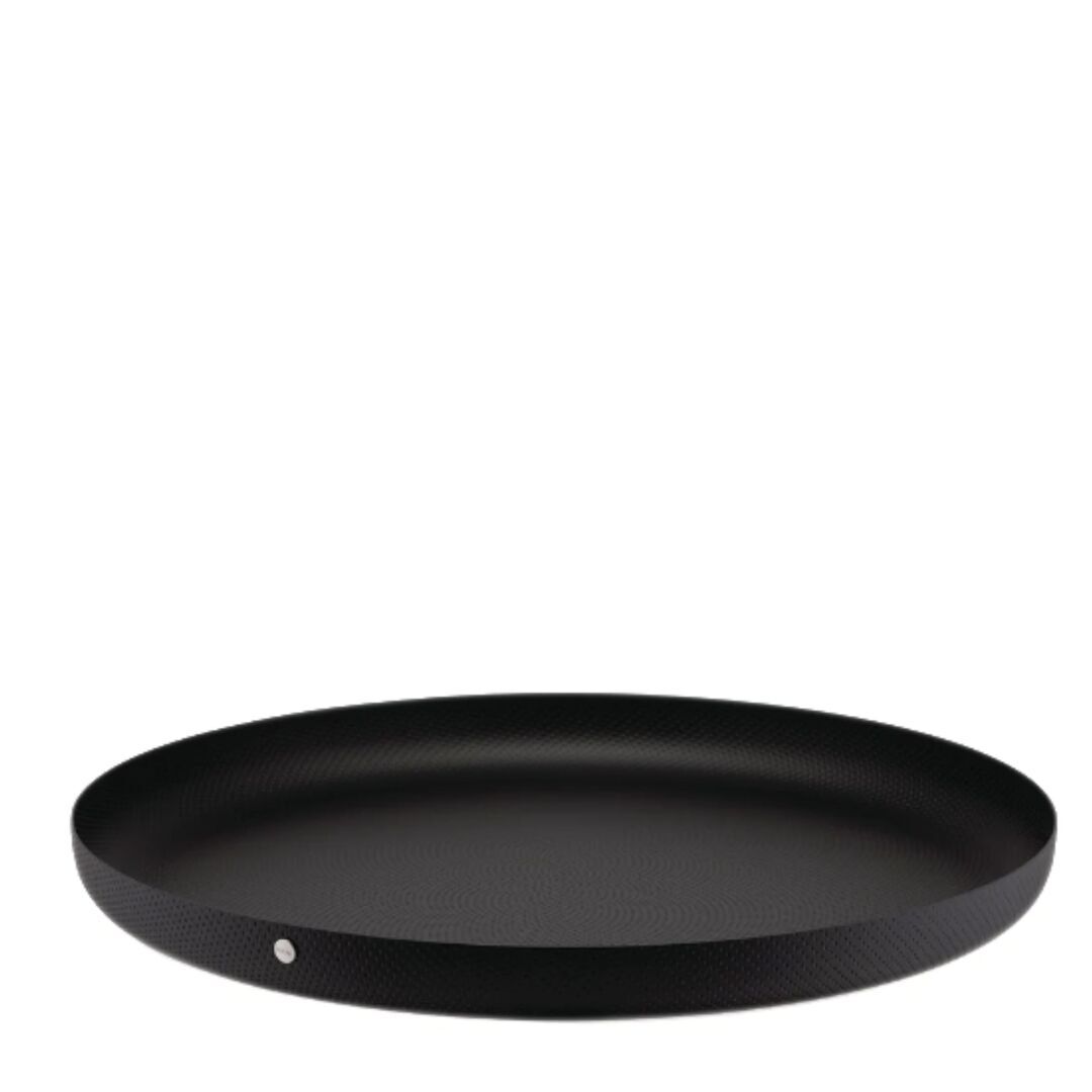 Alessi Rundes Tablett JM14 von Alessi Schwarz