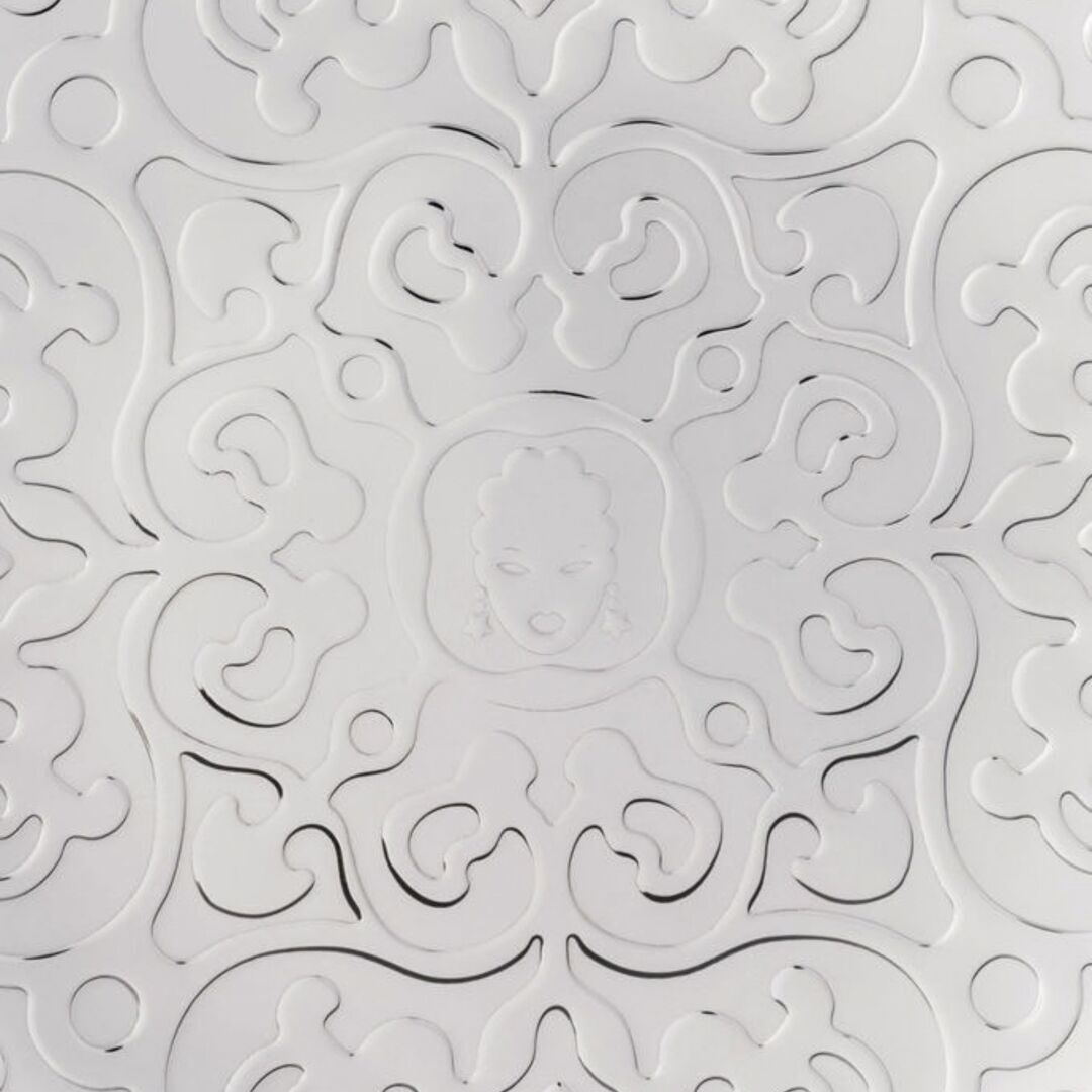 Rundes Tablett Dressed von Alessi