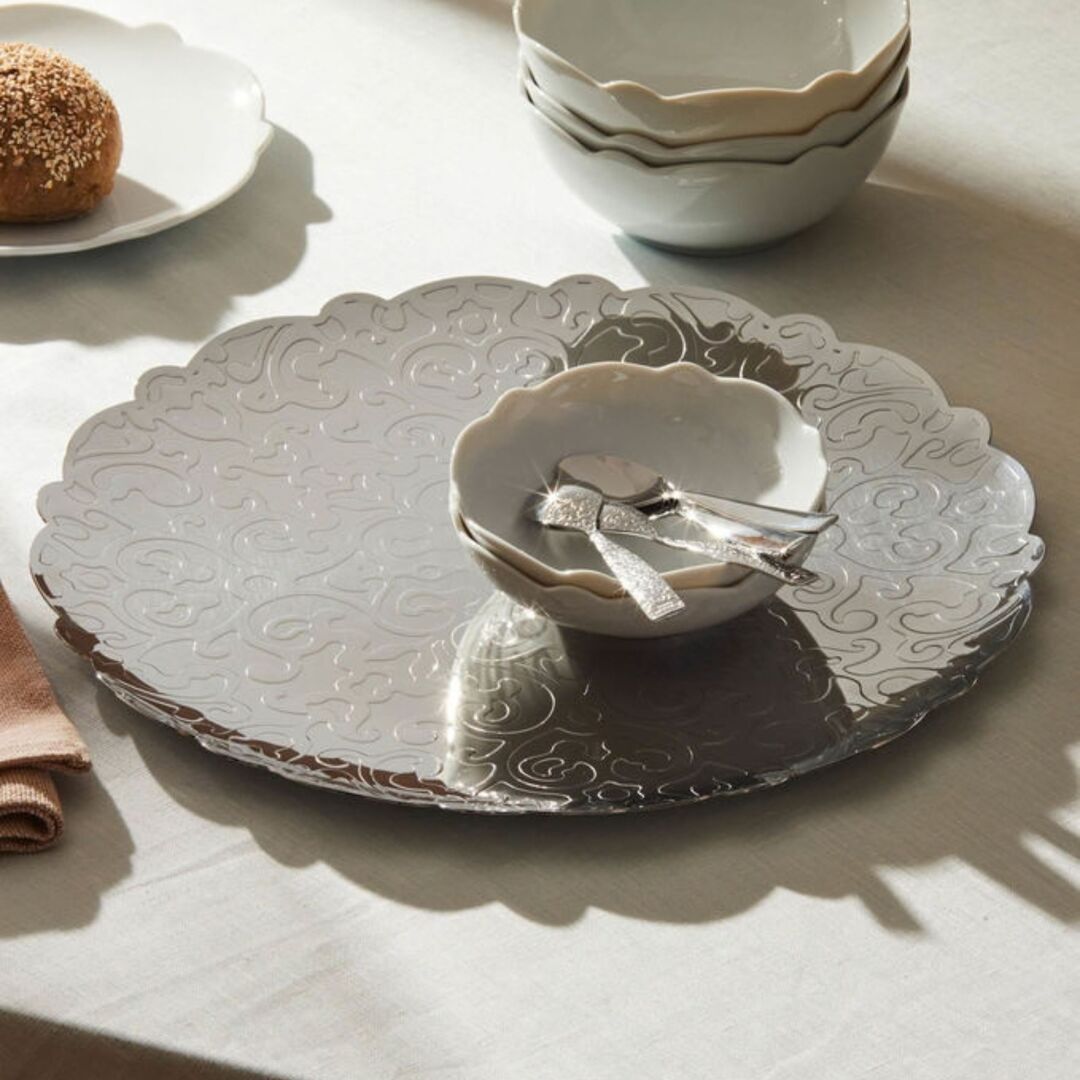 Rundes Tablett Dressed von Alessi