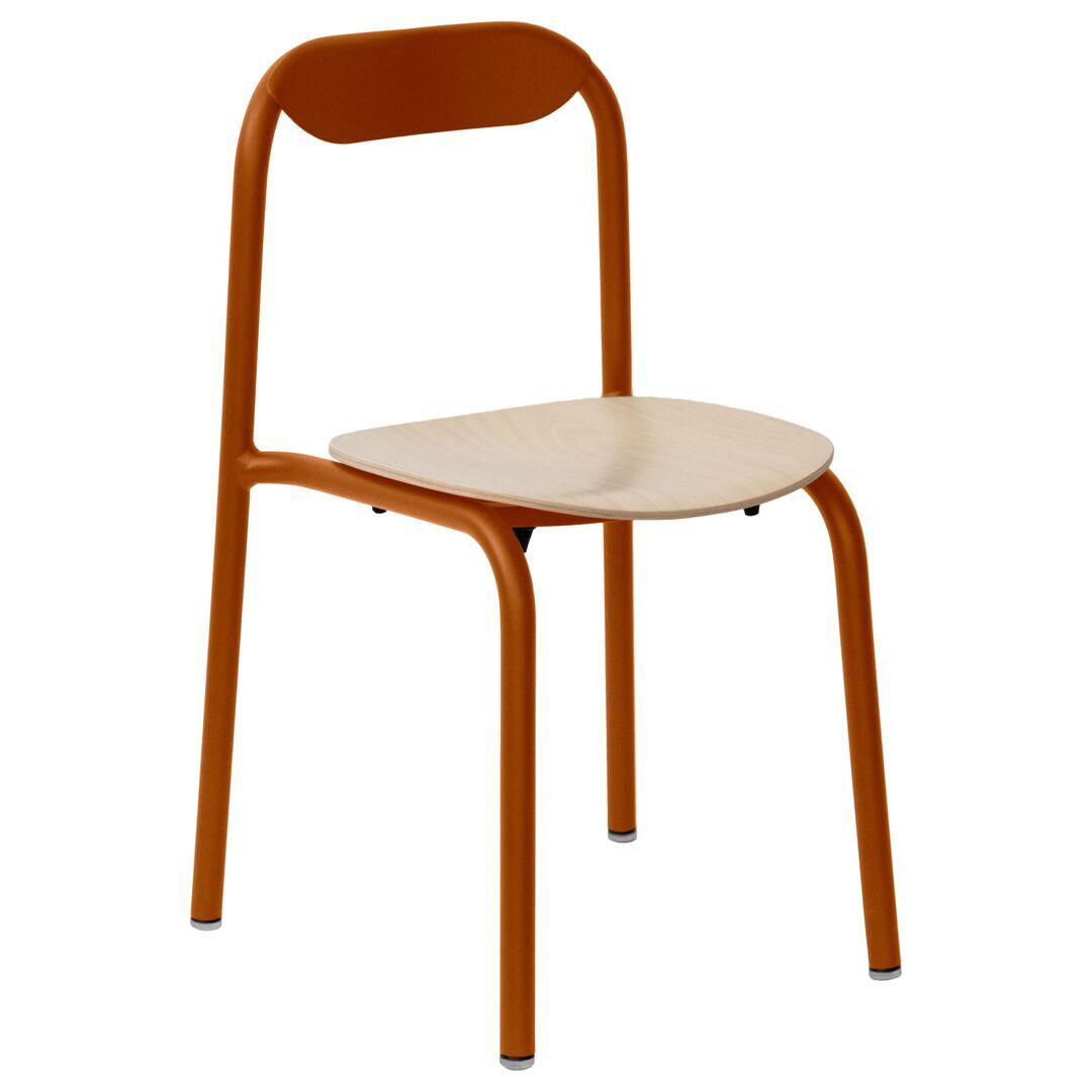 Fermob Indoor Buchenstuhl Archie von Fermob Kandierte Orange E2