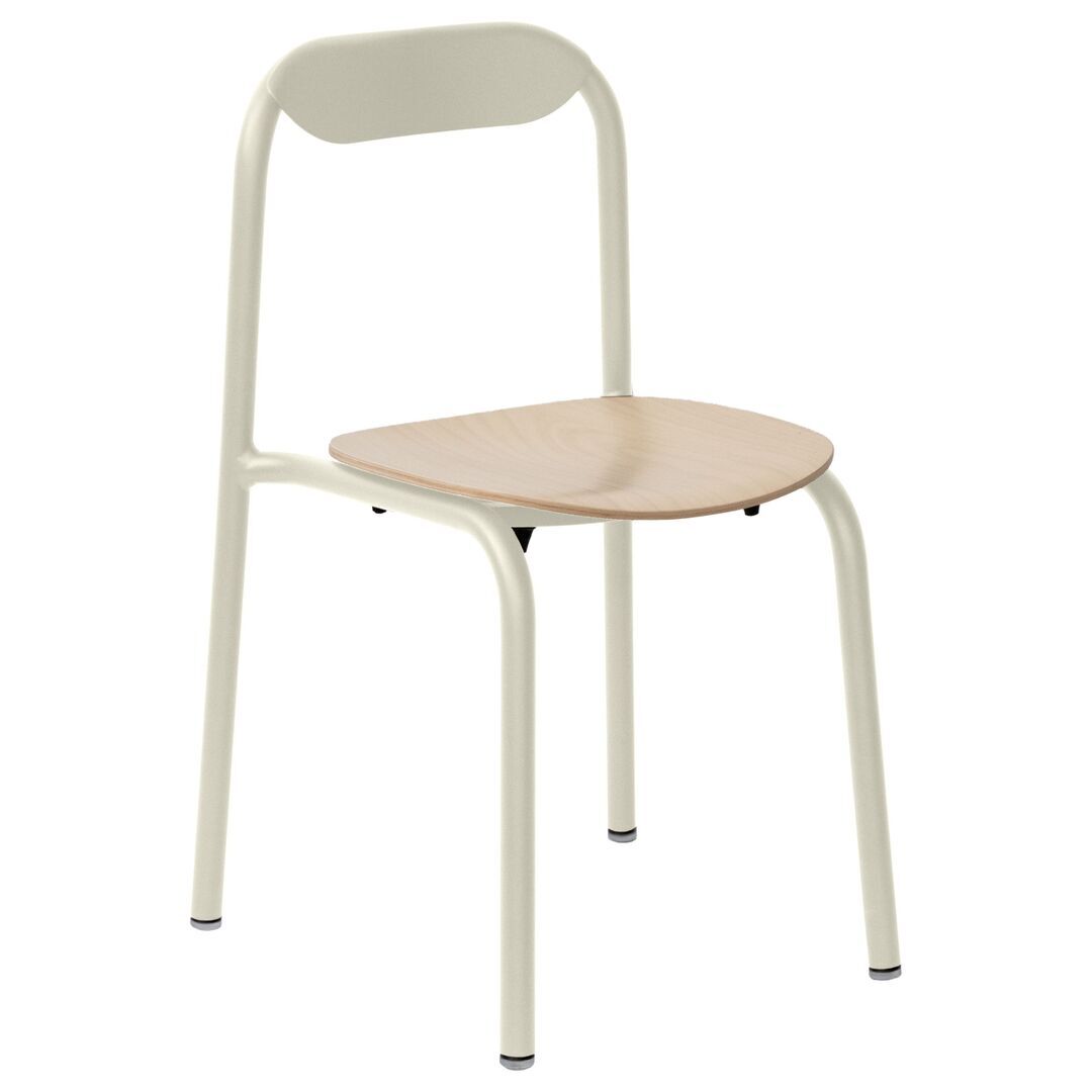 Fermob Indoor Buchenstuhl Archie von Fermob Lehmgrau A5