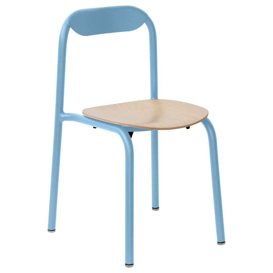 Fermob Indoor Buchenstuhl Archie von Fermob Maya Blau E1