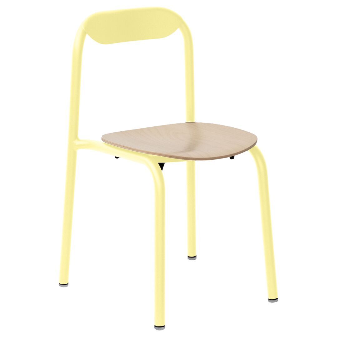 Fermob Indoor Buchenstuhl Archie von Fermob Zitronensorbet A6