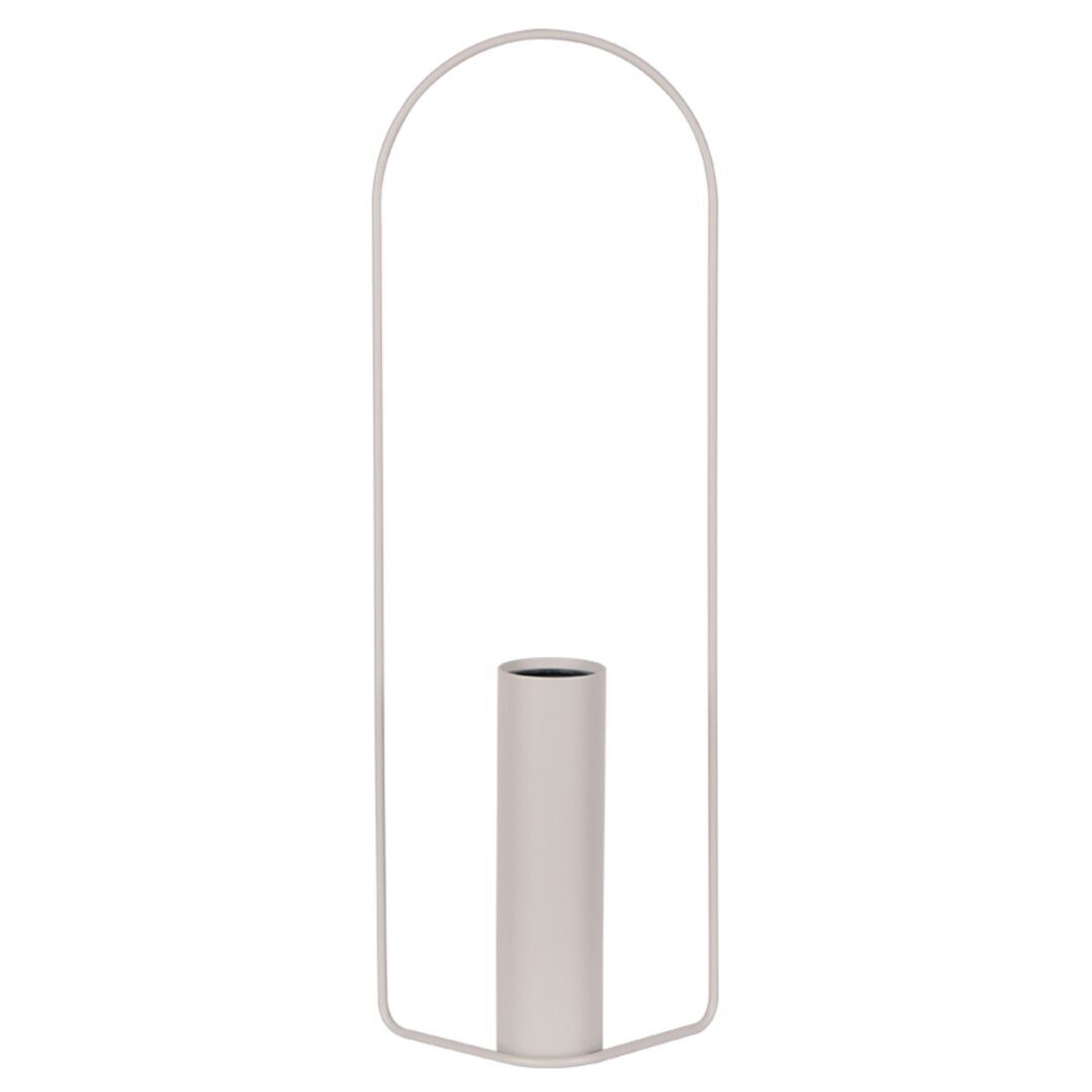 Fermob Zylindrische Vase Itac von Fermob Lehmgrau A5