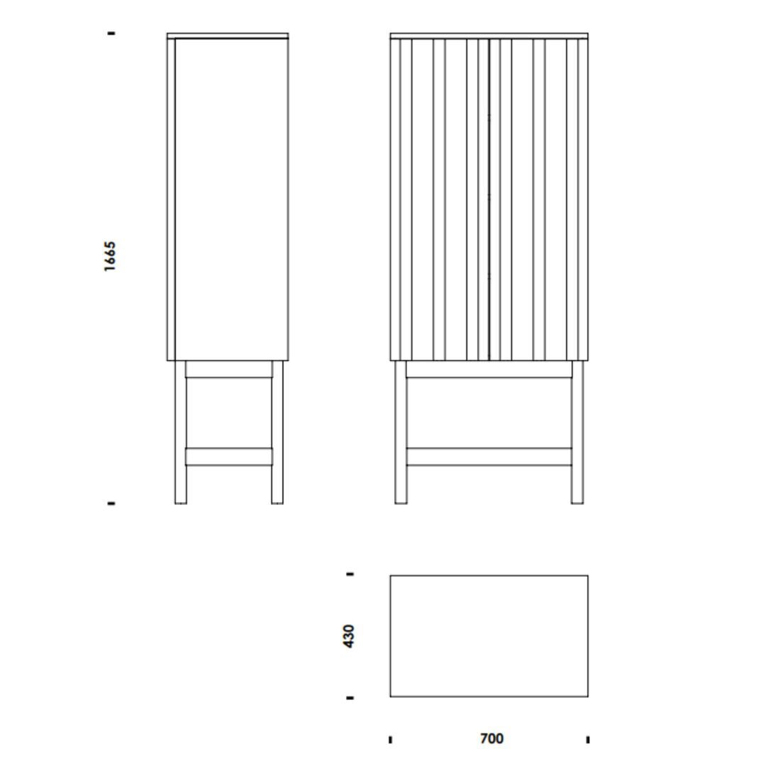 Hoher Schrank Rib von Normann Copenhagen