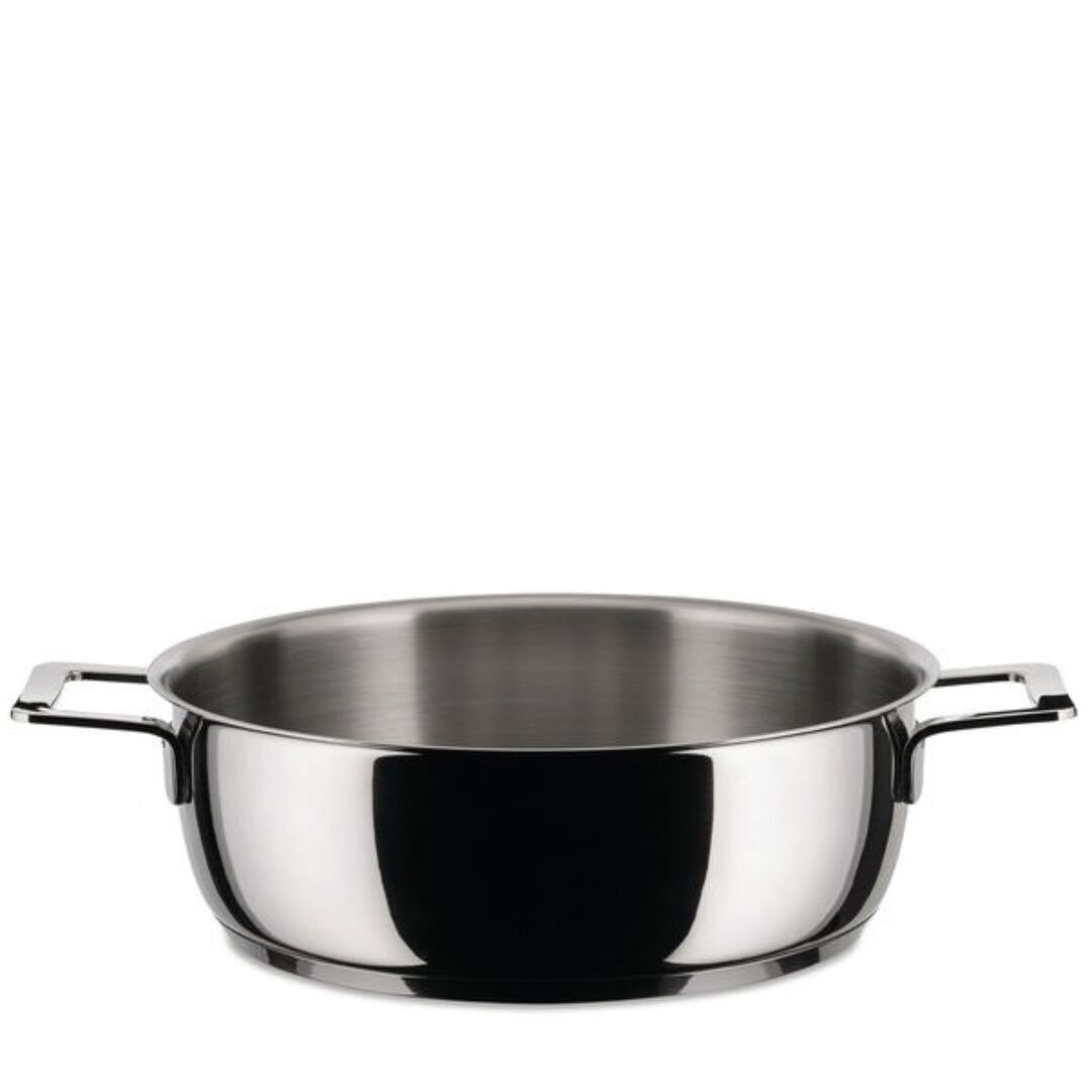 Alessi Flache Kasserolle mit zwei Griffen Pots&Pans von Alessi Ø: 28 cm