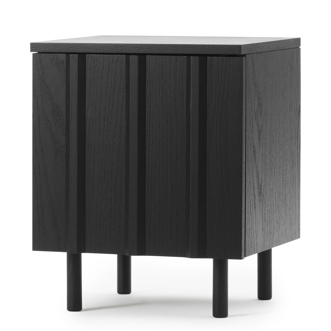 Normann Copenhagen Nachttisch Rib von Normann Copenhagen Soft Black