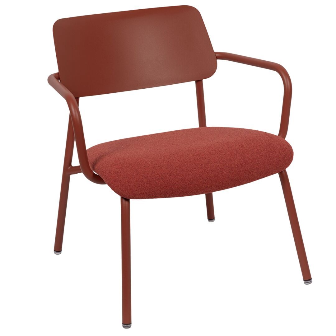 Fermob Indoor Lounge-Sessel Stoffbezug Studie von Fermob Ockerrrot - Meliertes Ocker 20D7