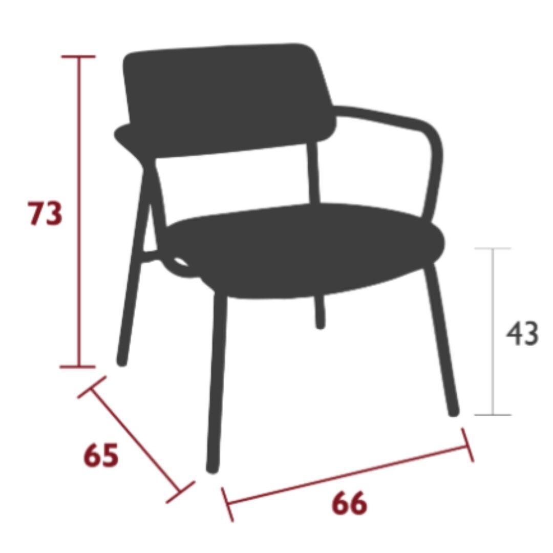 Fermob Indoor Lounge-Sessel Stoffbezug Studie von Fermob