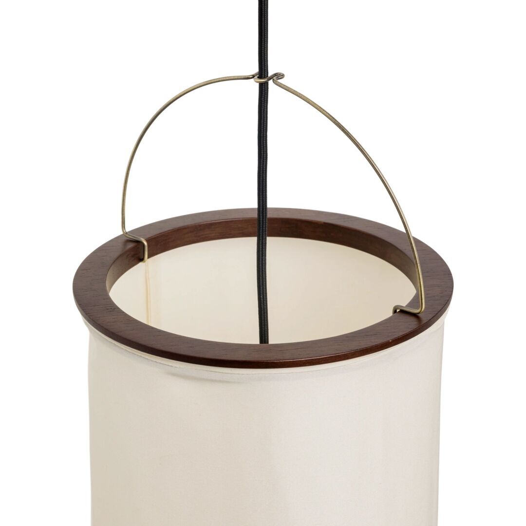 Gubi Pendelleuchte Silk Lantern von Gubi Soft Black Semi Matt