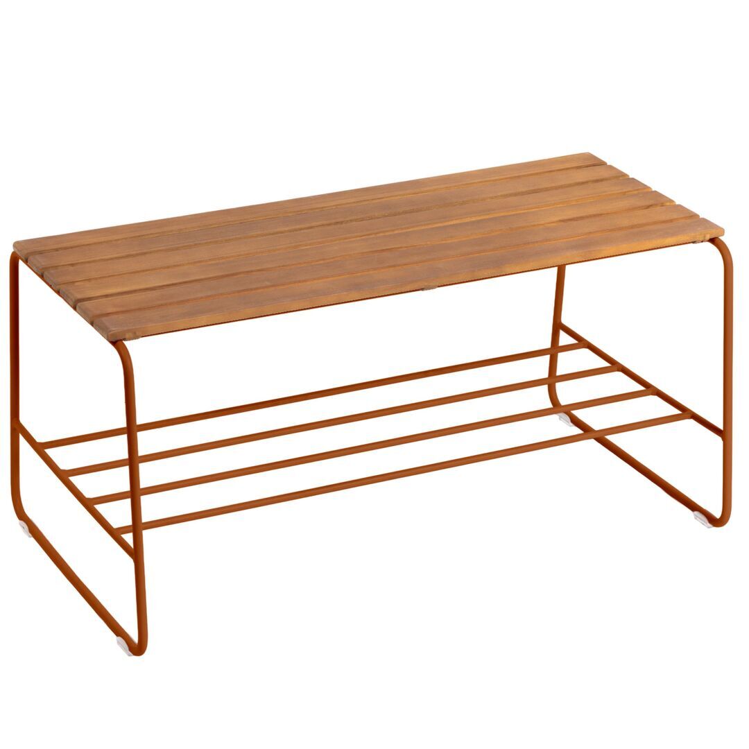 Fermob Teakholz-Bank Surprising von Fermob Kandierte Orange E2