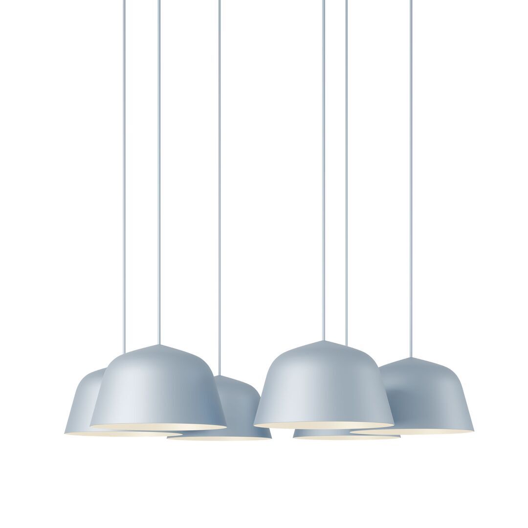 Muuto Cluster Pendelleuchten Ambit von Muuto Light Blue