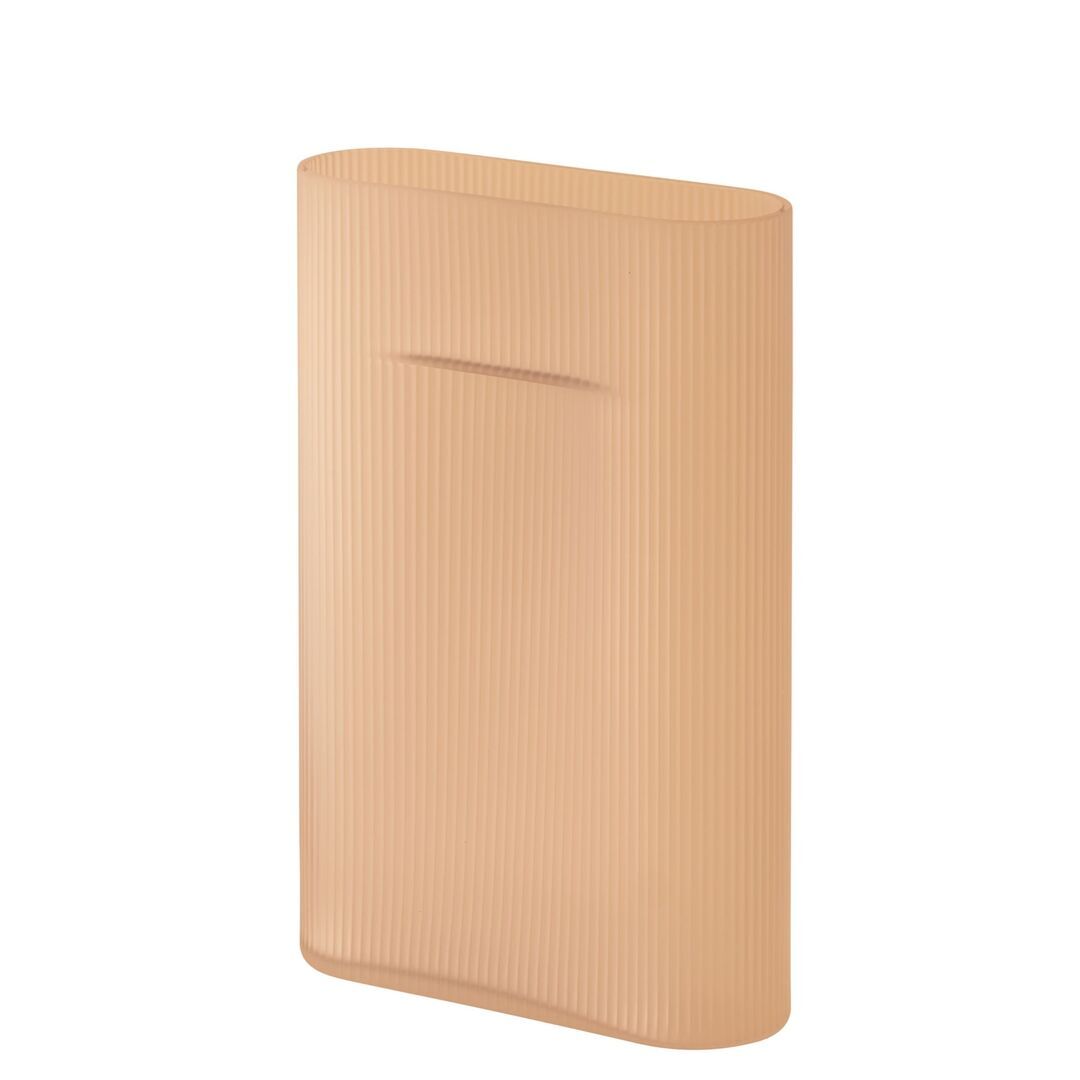 Muuto Ridge Vase Hellorange, H: 48.5 cm