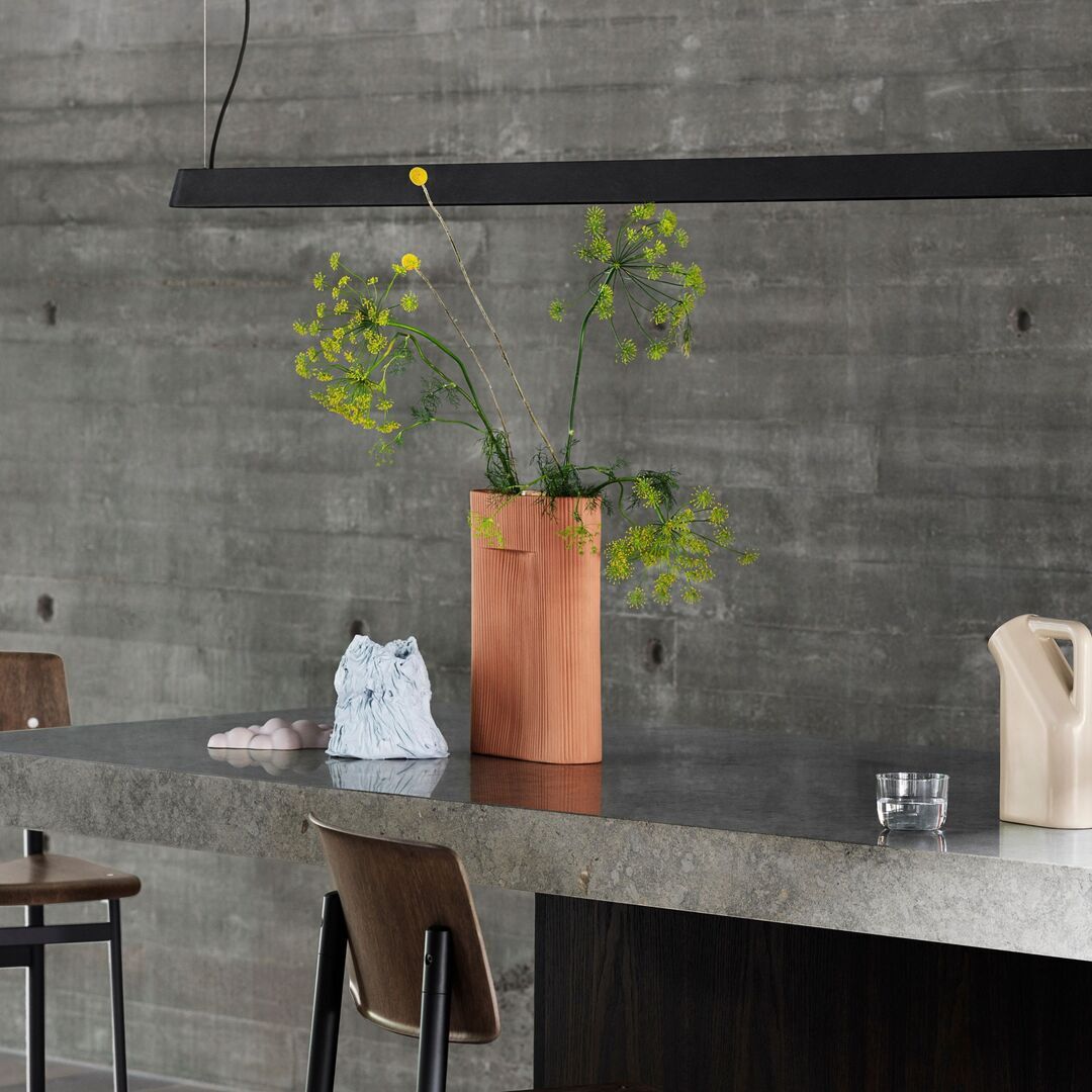 Kunstvolle Vase Ridge von Muuto