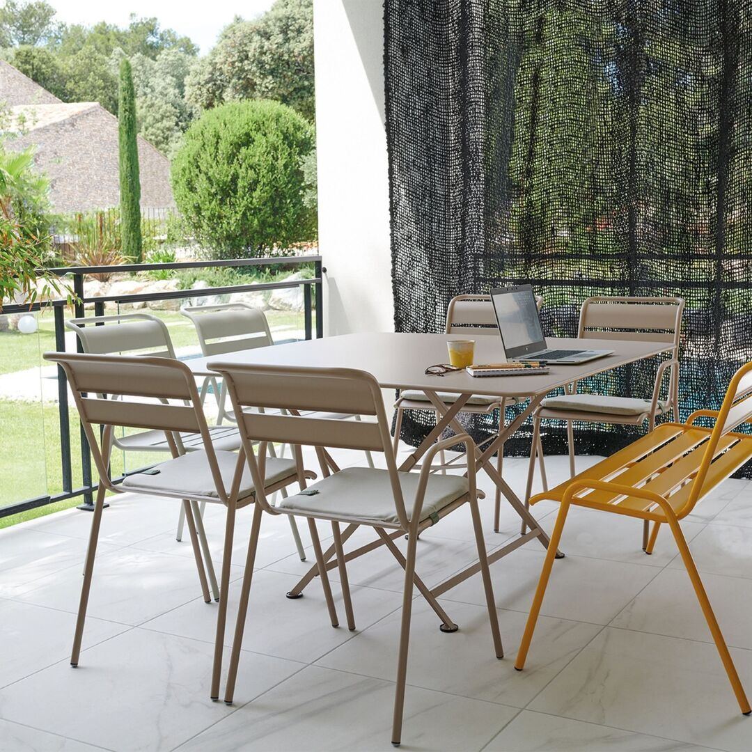 Fermob Outdoor Sitzkissen Bistro Color Mix 41 x 38 cm von Fermob