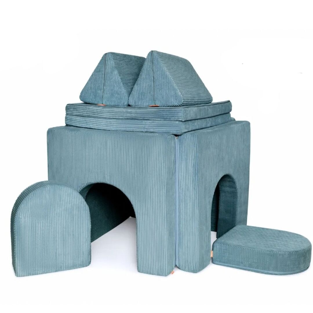 Funzy Add-On zu Spielsofa von Funzy Cord Lagune Blau