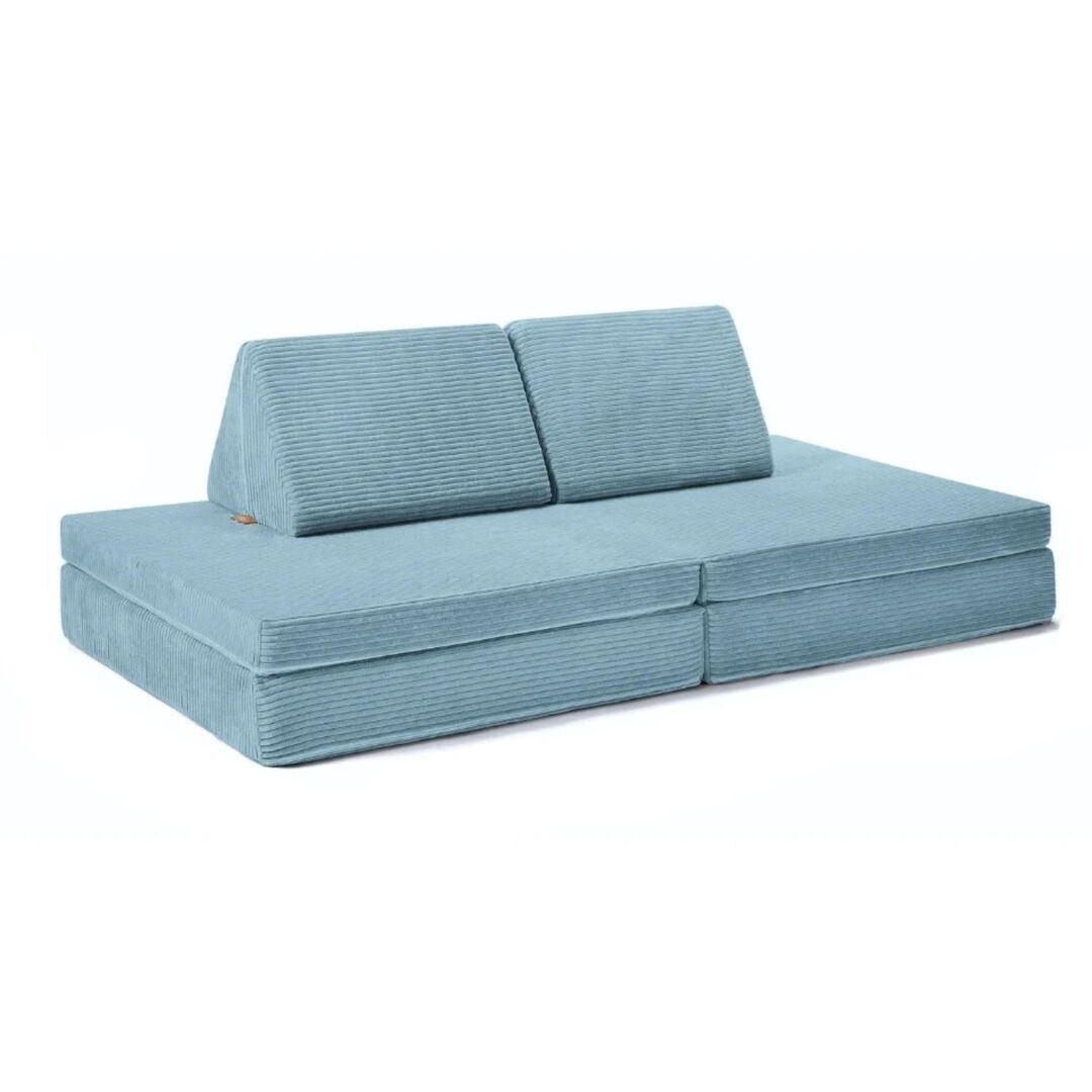 Funzy Spielsofa von Funzy Cord Lagune Blau