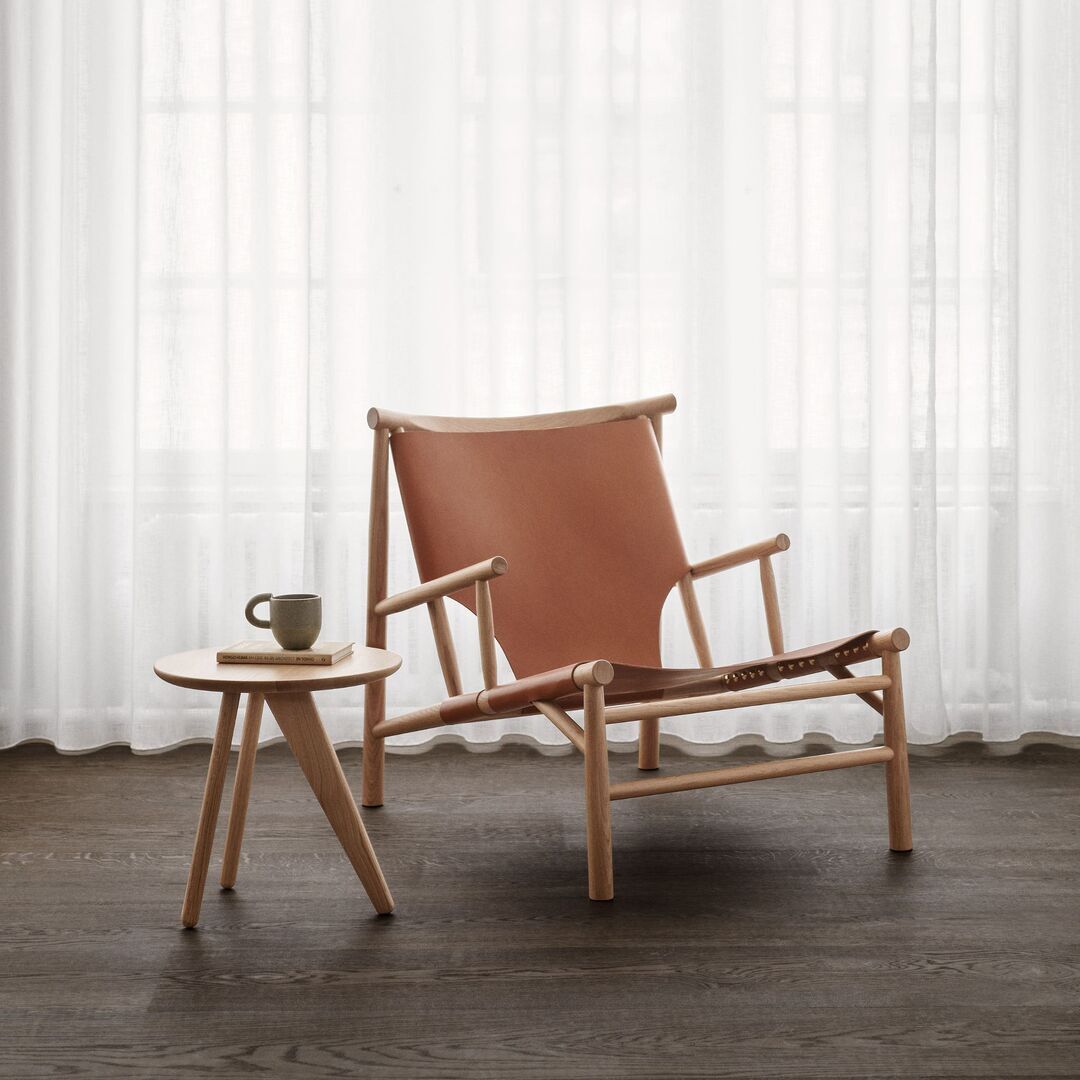 Lounge-Sessel Samurai mit Leder von Norr11