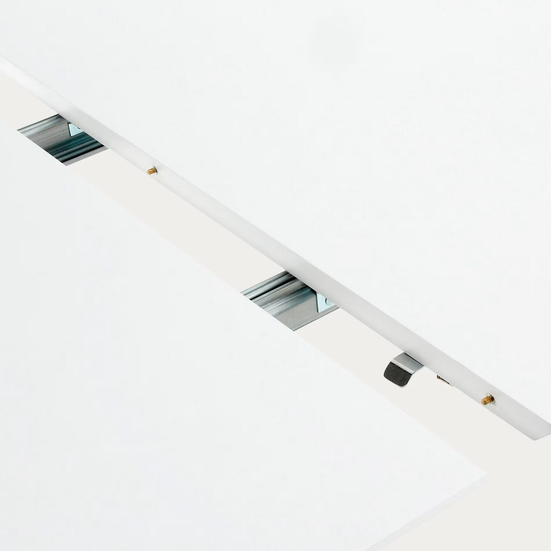 Tisch Weiss rechteckig ausziehbar 160 x 100 cm 'OQUI' von Kave Home