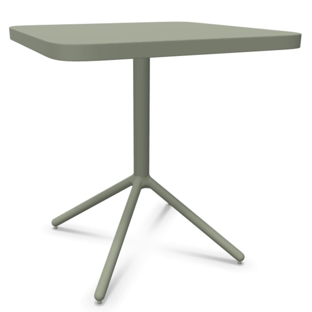 Emu Quadratische Tischplatte 80x80 Grace von Emu 37 Graugrün