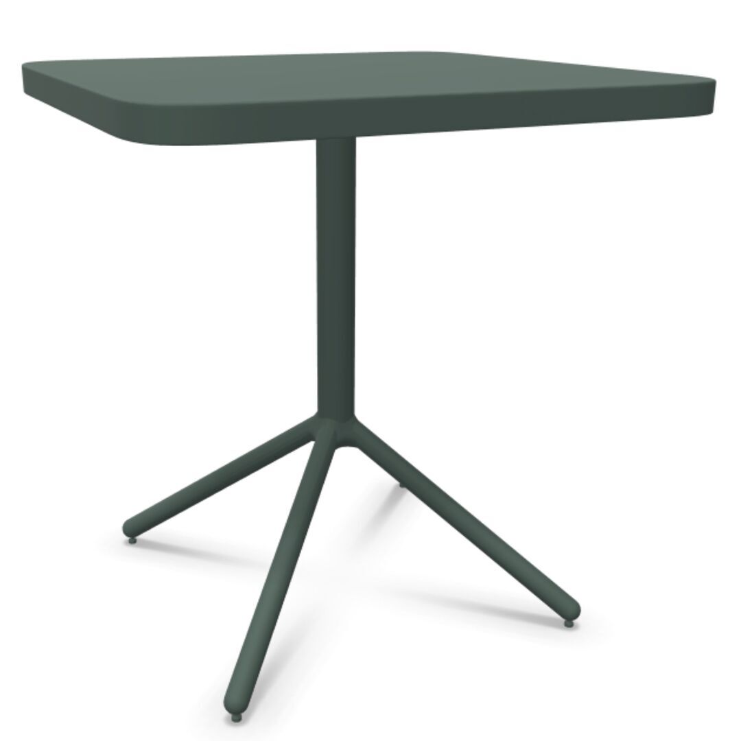 Emu Quadratische Tischplatte 80x80 Grace von Emu 75 Dunkelgrün