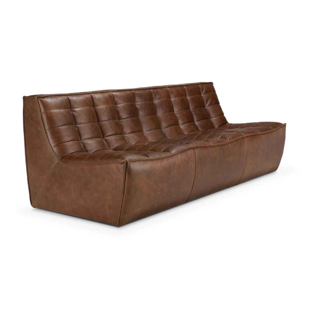 Ethnicraft N701 Modulsofa 3 Sitzer Chestnut