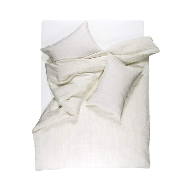Linen bedding 'Pine Stripe