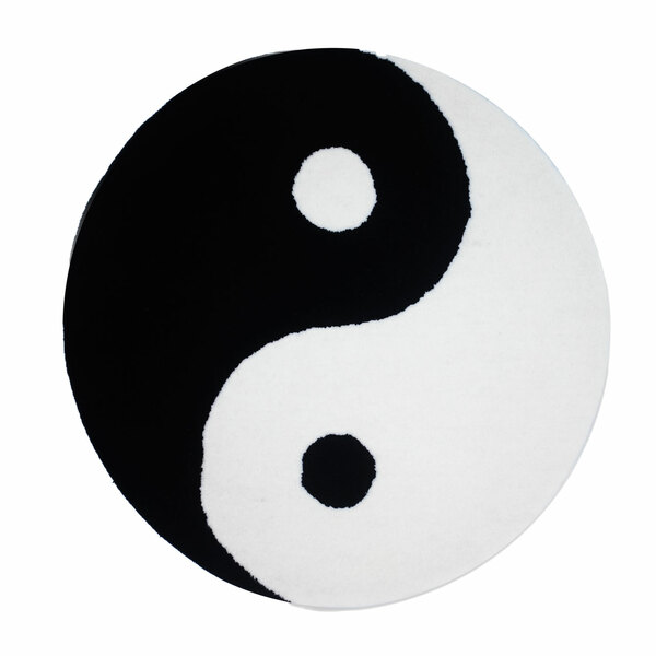 Statement-Teppich Vibe Yin Yang