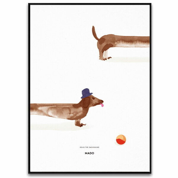 Herziger Print Doug the Dachshund