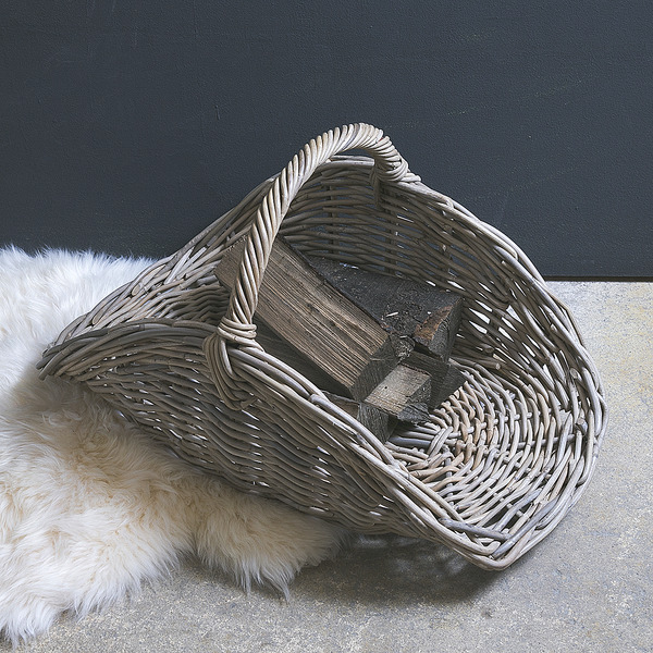 Rattan Cheminee Basket