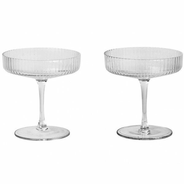 Edle Champagnergläser Ripple