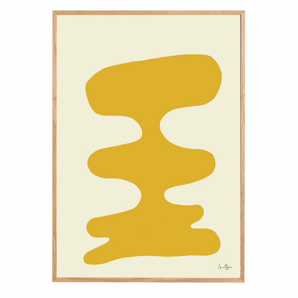 Art Print Soft Yellow