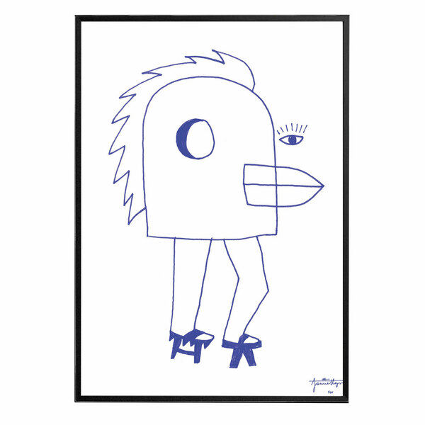 Humorvoller Print Head-Ox