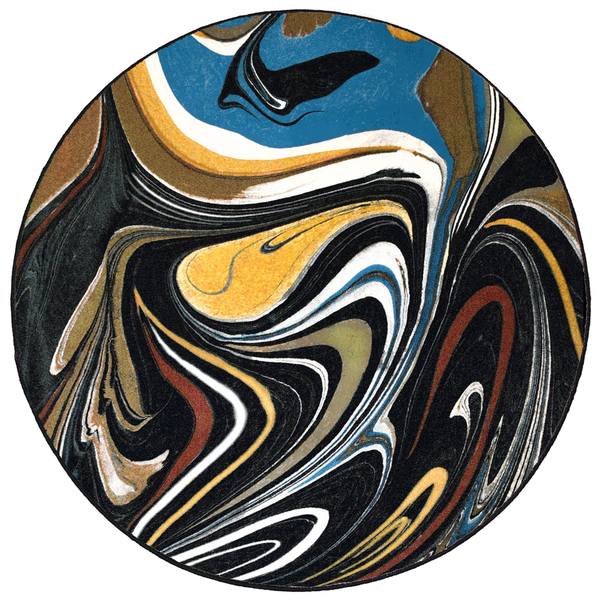 Runder Teppich Marble Negroni von Sula