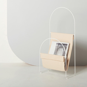 Porte-journaux avec toile