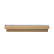 Doppelbett Zians ohne Kopfteil mit durchgehender Plattform