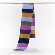 Lagerverkauf : Pour elle &amp; lui : écharpe rayée en laine mérinos