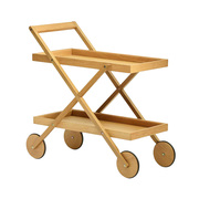 Schicker Holz-Trolley