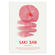 Fröhliche Illustration Saki San