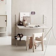 For the childrens room: shelf String' with work table