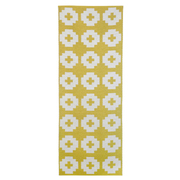 Outdoor carpet runner Flower with graphic flowers