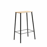 Tabouret de bar Adam avec assise en chêne