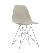 Stock sale: Eames Plastic Side Chair DSR RE in pebble / polished chrome