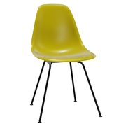 Stock sale: Eames Plastic Side Chair DSX in mustard / Basic Dark
