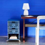 Aufbewahrungsbox mit Metalldeckel Colour Crate M von Hay