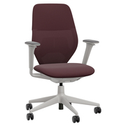 Ergonomischer Bürostuhl ACX Mesh mit Gestell Soft Grey 53 und Lumbalstütze