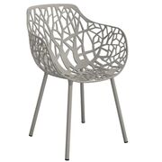 Vente de stock : Forest chaise à accoudoirs gris poudre de Fast